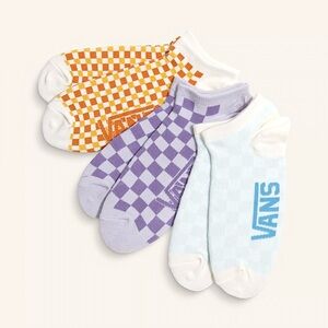 Vans 3-Pack Checkerboard Kick Socks